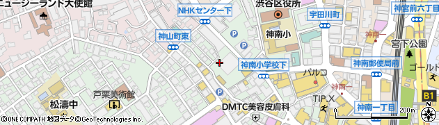 東京都渋谷区宇田川町周辺の地図