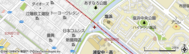 千葉県浦安市北栄4丁目1-1周辺の地図