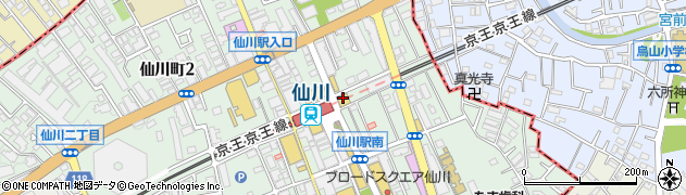 ロイヤルホスト 仙川駅前店周辺の地図