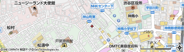 東京都渋谷区松濤1丁目1周辺の地図