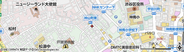 東京都渋谷区松濤1丁目1-2周辺の地図
