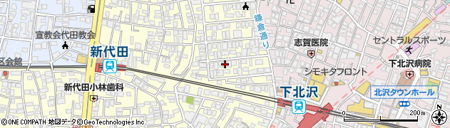 東京都世田谷区代田6丁目3-17周辺の地図
