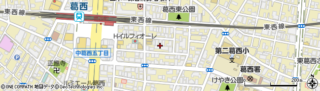 東京都江戸川区東葛西6丁目16周辺の地図