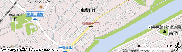東豊田一丁目周辺の地図