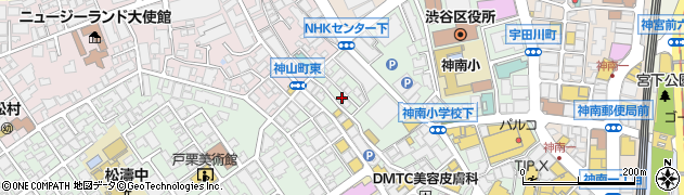 エスコート渋谷周辺の地図