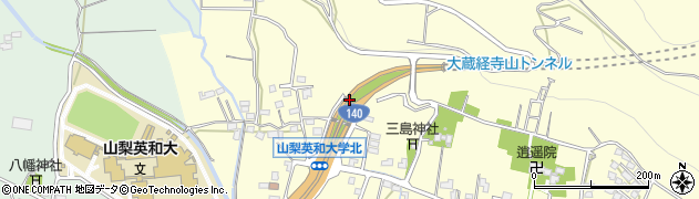 山梨県甲府市桜井町周辺の地図