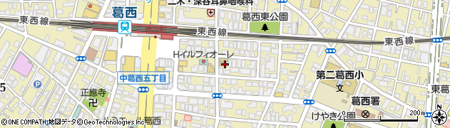 東京都江戸川区東葛西6丁目16-2周辺の地図