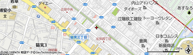 千葉県浦安市北栄4丁目23-15周辺の地図