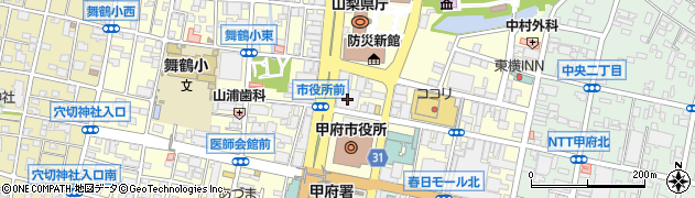 太平ビルサービス株式会社　甲府支店周辺の地図