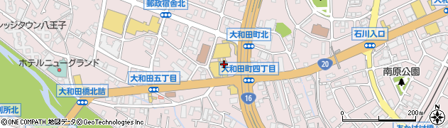 東京都八王子市大和田町周辺の地図