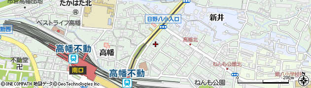 東京都日野市高幡1012周辺の地図