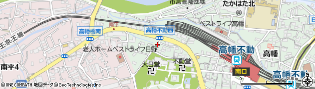 東京都日野市高幡602周辺の地図