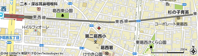 東京都江戸川区東葛西6丁目34周辺の地図
