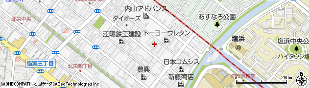千葉県浦安市北栄4丁目12-9周辺の地図