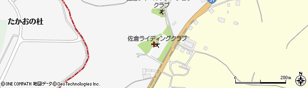 佐倉ライディングクラブ周辺の地図