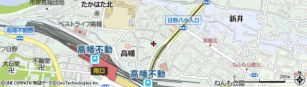 東京都日野市高幡360周辺の地図