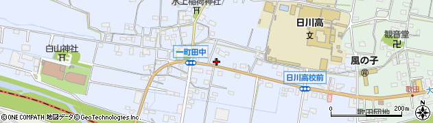 日川郵便局周辺の地図