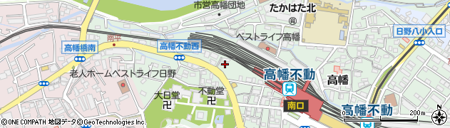 東京都日野市高幡581周辺の地図