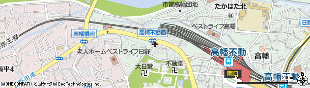 東京都日野市高幡603周辺の地図