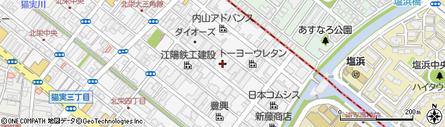 千葉県浦安市北栄4丁目12周辺の地図