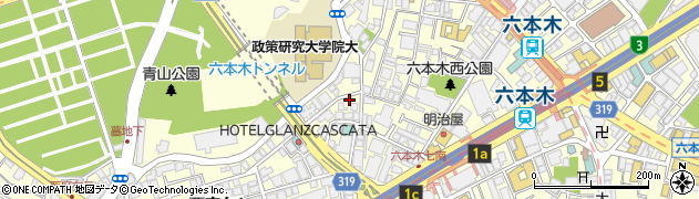 東京都港区六本木7丁目20-20周辺の地図