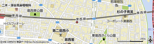 東京都江戸川区東葛西6丁目36周辺の地図