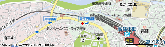東京都日野市高幡647周辺の地図