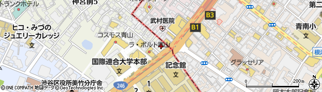 東京都渋谷区神宮前5丁目50周辺の地図