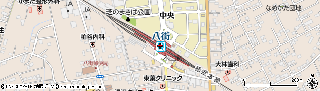 千葉県八街市周辺の地図
