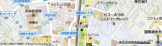おぼんdeごはん MIYASHITA PARK店周辺の地図