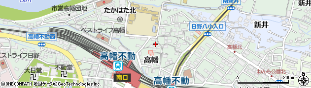 東京都日野市高幡352周辺の地図