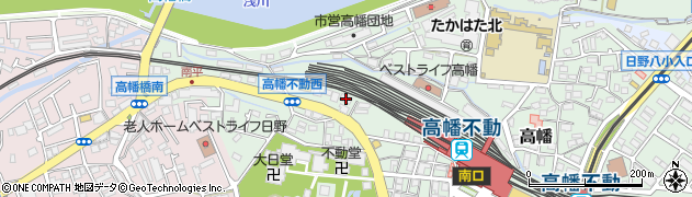 東京都日野市高幡611周辺の地図