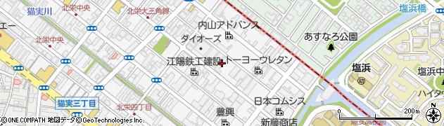 千葉県浦安市北栄4丁目12-16周辺の地図