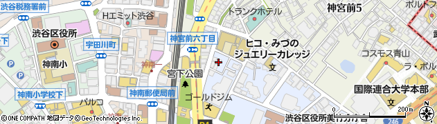 スキューバプロショップ　渋谷店周辺の地図