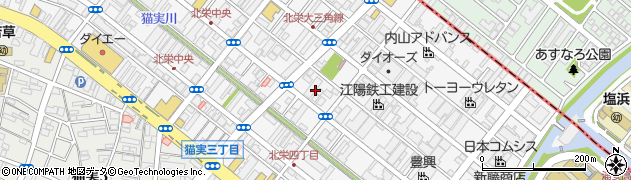 千葉県浦安市北栄4丁目25周辺の地図