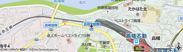 東京都日野市高幡604周辺の地図