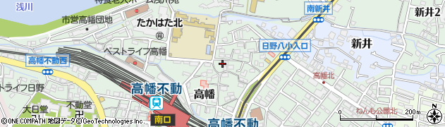 東京都日野市高幡357周辺の地図