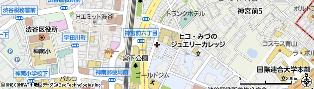 ヴィンテージスポーツ渋谷店周辺の地図