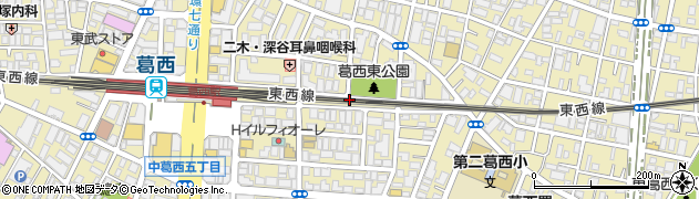 東京都江戸川区東葛西6丁目19周辺の地図