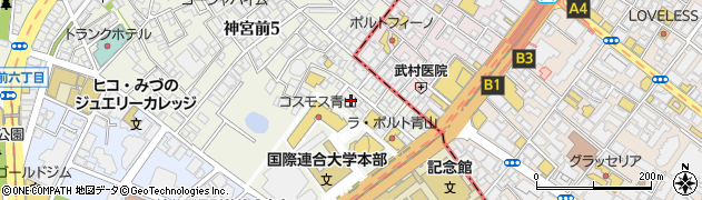 東京都渋谷区神宮前5丁目47-11周辺の地図
