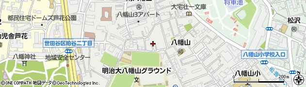 東京都世田谷区八幡山周辺の地図