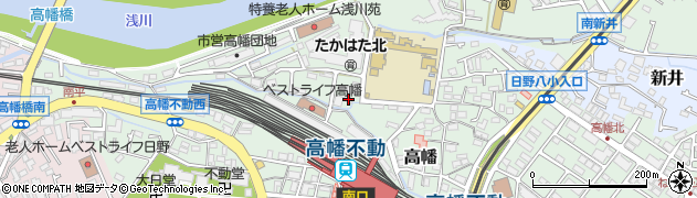 東京都日野市高幡535周辺の地図