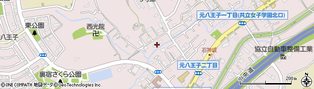 東京都八王子市元八王子町2丁目1384周辺の地図