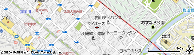 千葉県浦安市北栄4丁目12-21周辺の地図