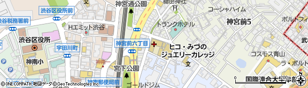 渋谷教育学園渋谷高等学校周辺の地図