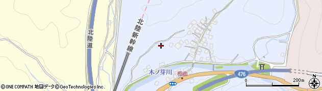 福井県敦賀市樫曲周辺の地図