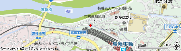 東京都日野市高幡628周辺の地図