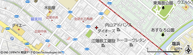 千葉県浦安市北栄4丁目27周辺の地図