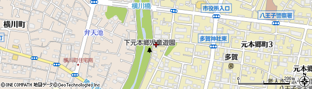 シモダディスカウントセンター　八王子店周辺の地図