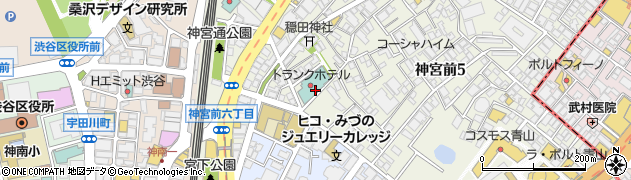 東京都渋谷区神宮前5丁目32周辺の地図